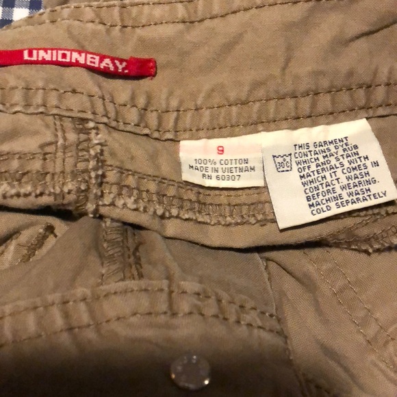 UNIONBAY Junior 100% cotton vintage washed pants - Picture 5 of 6